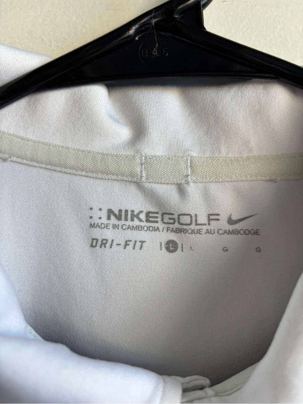 Nike Golf Dri-FIT Polo in White front pocket dri fit